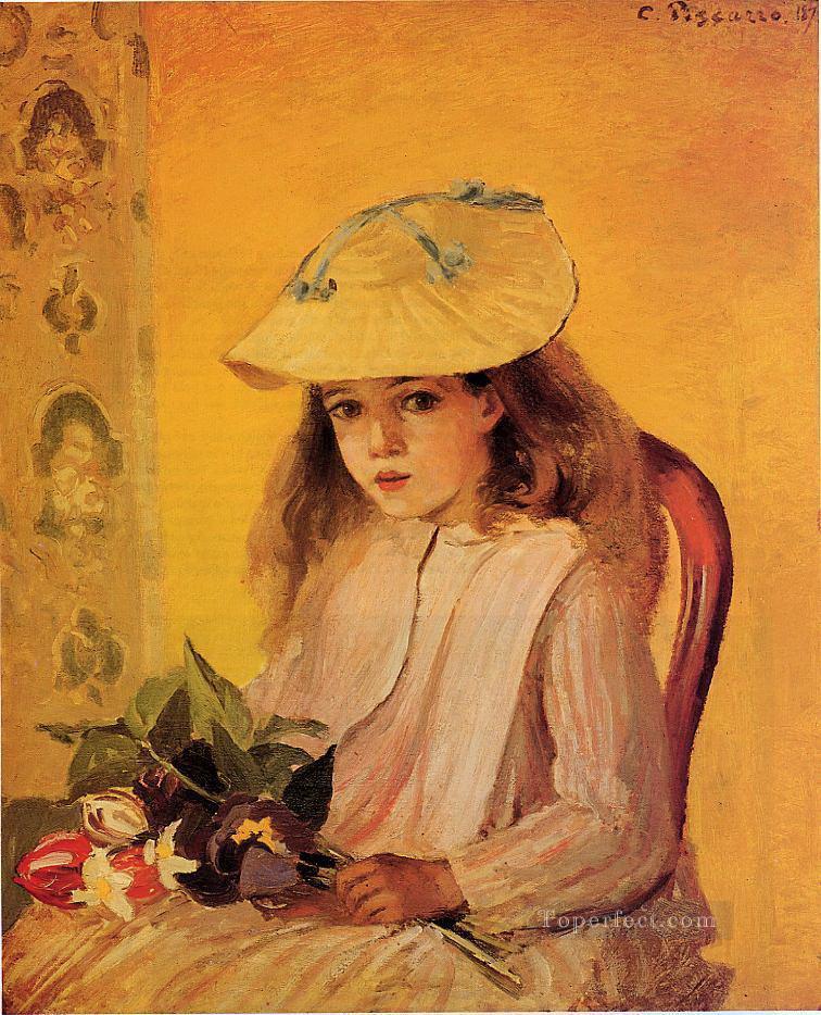 portrait of jeanne 1872 Camille Pissarro Oil Paintings